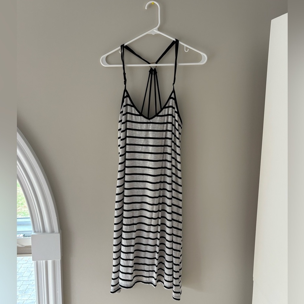 Striped Bathing Suit Coverup